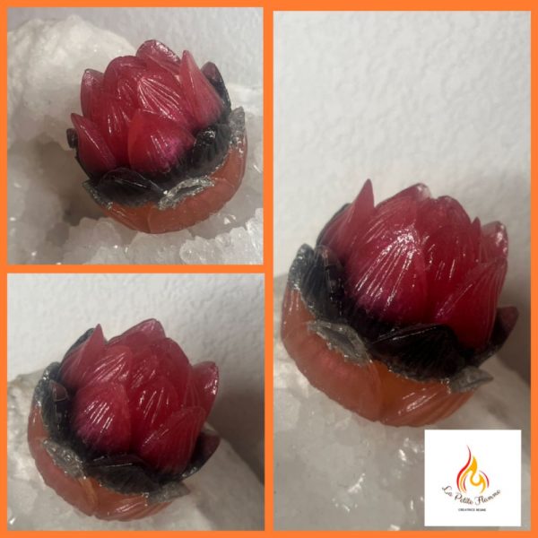 Fleur de Lotus Orgonite Obsidienne Noire – Image 2