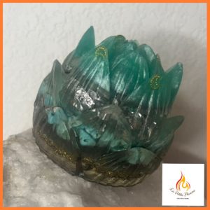 Fleur de Lotus Orgonite Turquoise