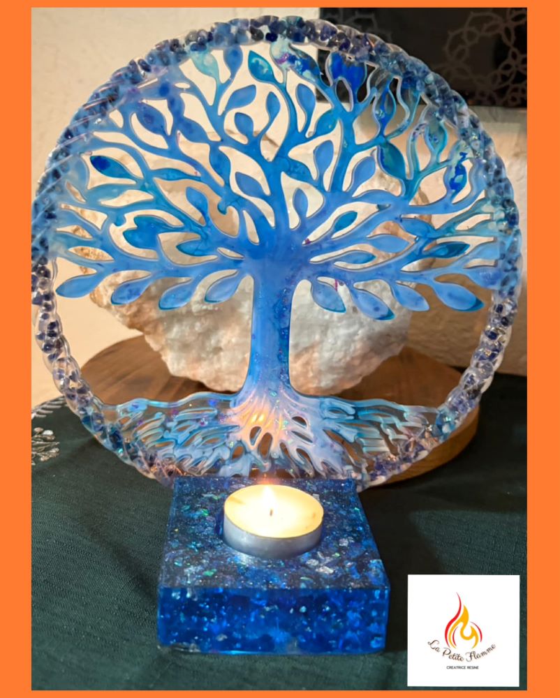 arbre de vie resine creation la petite flamme sodalite