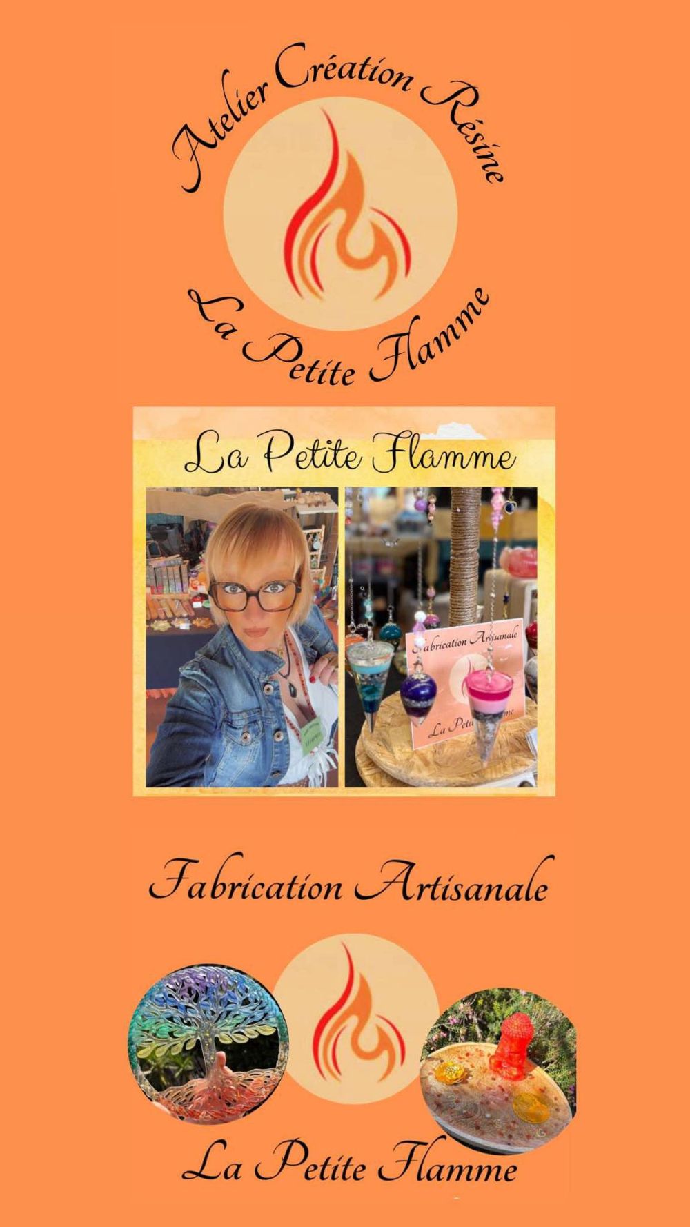 la petite flamme créatrice résine