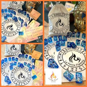 Runes Futhark Lapis Lazuli Apatite Bleue